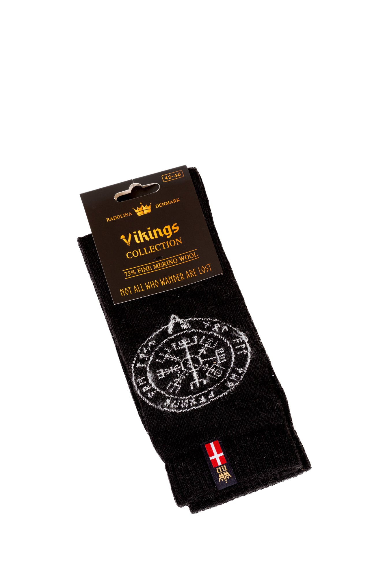 Vegvisir, 75% Thin Merino Wool Socks