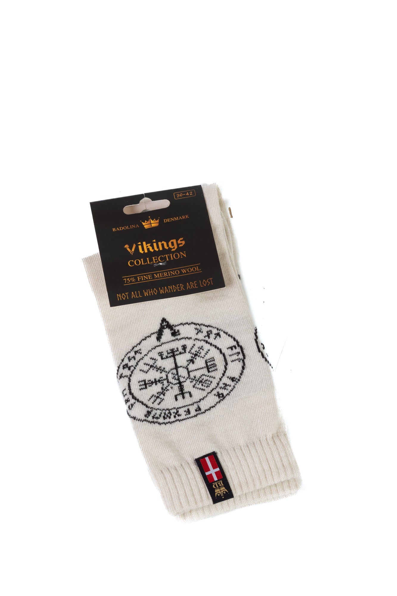 Vegvisir, 75% Thin Merino Wool Socks