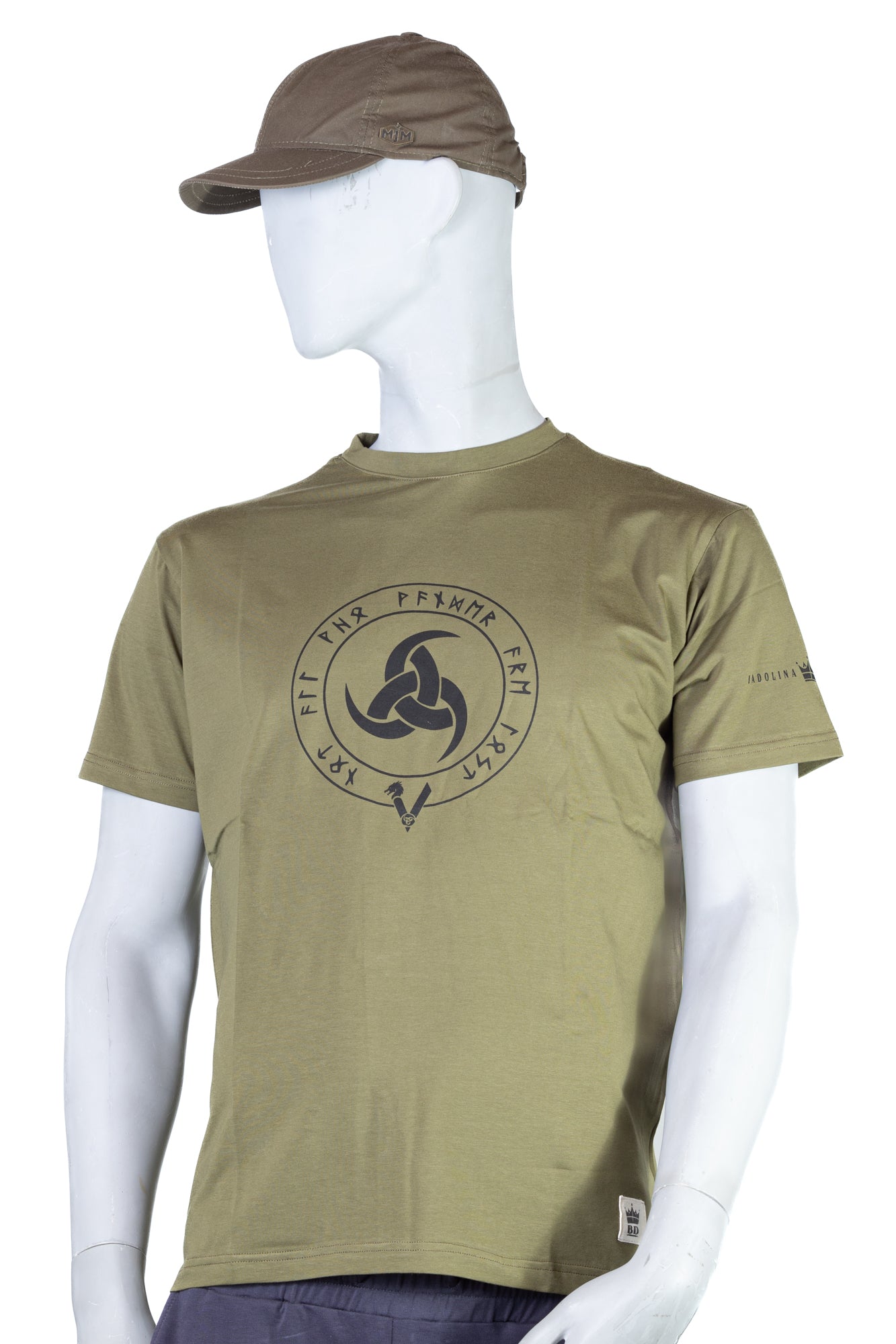 Odin horn organic cotton orange T-shirt