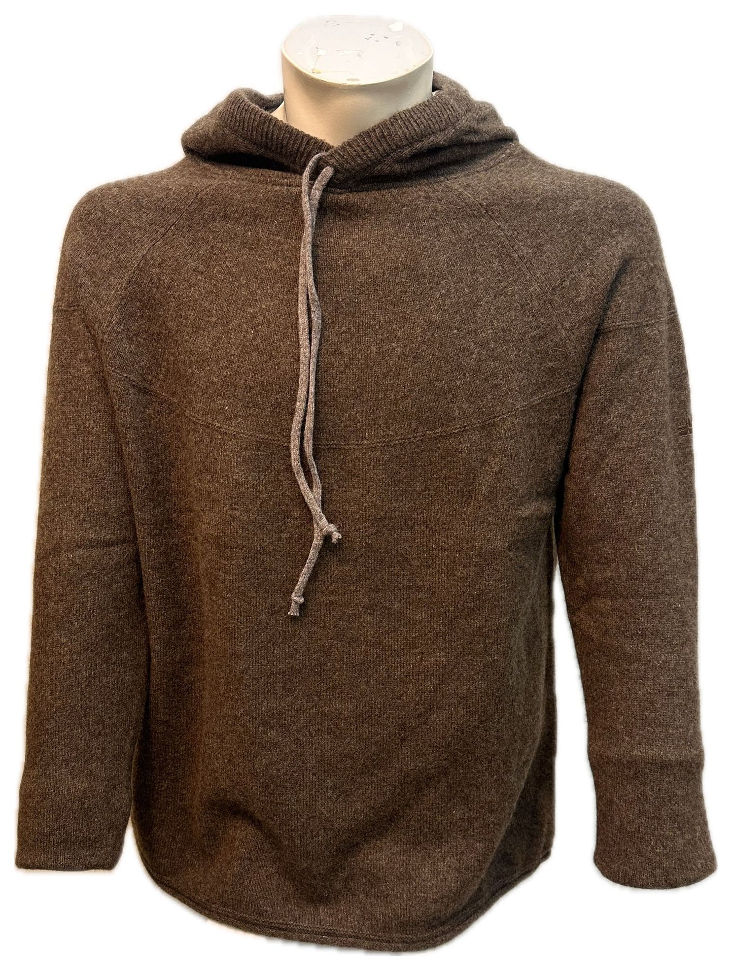 Curved yoke hoodie