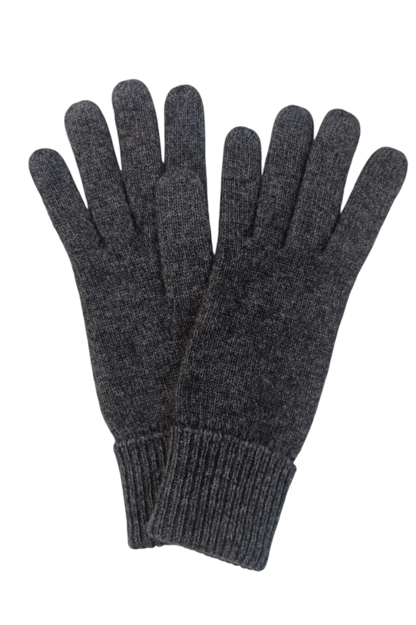 Knitted cashmere gloves