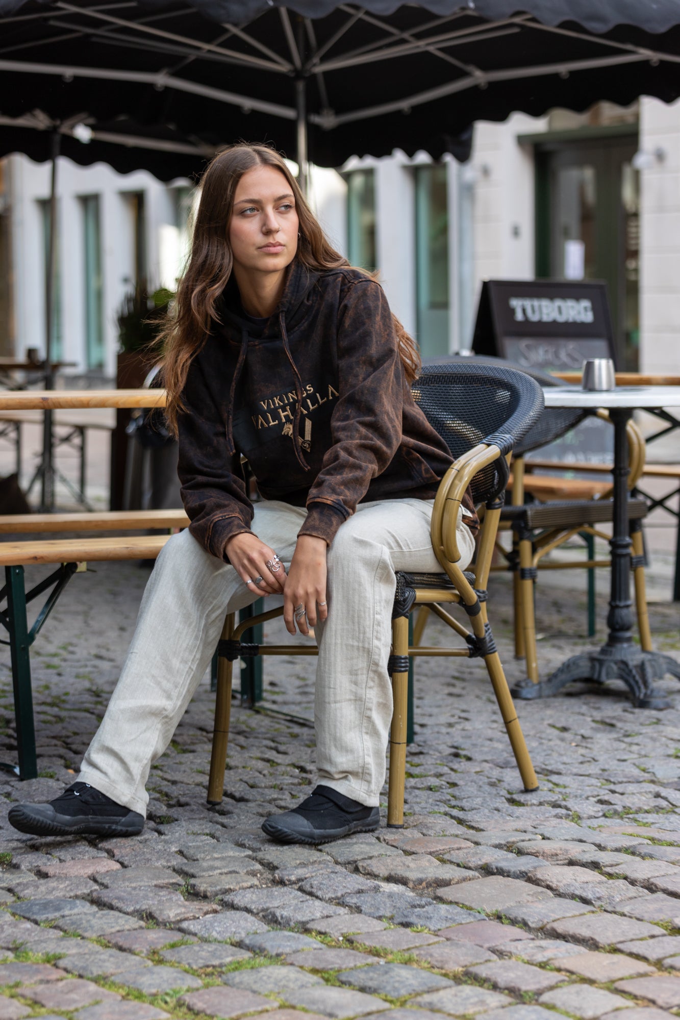 Classic stone wash hoodie