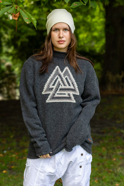 Valhalla pullover-viking-anthracite grey-unisex