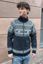 Cardigan m/fleece-123FC-76