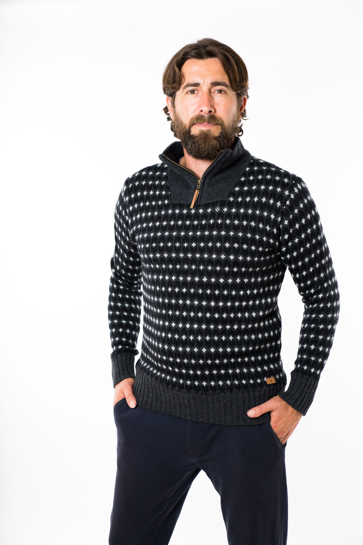 YMER 1/2 ZIP SWEATER